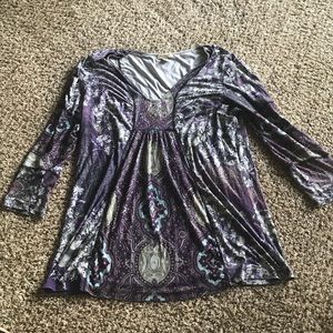 Beautiful, 3/4 Sleeve Blouse from One World